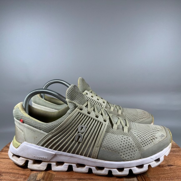 On Running Shoes - On Running Cloudswift Womens 9.5 Hay Leaf Green Road Running Shoes Helion